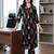 women ethnic motifs printed regular cotton kurta with trousers