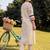 women floral printed regular kurta with trousers