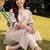 women floral printed regular kurta with trousers