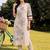 women floral printed regular kurta with trousers
