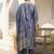 women regular liva kurta with trousers & with dupatta