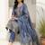 women regular liva kurta with trousers & with dupatta
