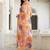 women floral printed regular kurta with trousers & with dupatta