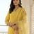 women ethnic motifs embroidered regular thread work kurta with trousers & dupatta