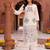 women printed regular cotton kurta with trousers