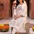 women printed regular cotton kurta with trousers