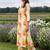 women printed regular cotton kurta with trousers