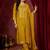women ethnic motifs embroidered regular kurta with trousers & with dupatta