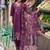 women floral embroidered regular thread work liva kurta with trousers & with dupatta