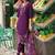 women floral embroidered regular thread work liva kurta with trousers & with dupatta