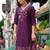 women floral embroidered regular thread work liva kurta with trousers & with dupatta