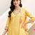 women floral embroidered regular thread work liva kurta with trousers & with dupatta
