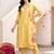 women floral embroidered regular thread work liva kurta with trousers & with dupatta