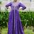 women ethnic motifs embroidered angrakha thread work kurta with palazzos