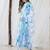 women printed regular cotton kurta with trousers & with dupatta