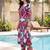 women printed regular kurta with trousers
