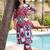 women printed regular kurta with trousers