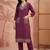 women ethnic motifs embroidered regular thread work cotton kurta with trousers