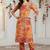 women floral printed regular kurta with trousers