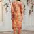 women floral printed regular kurta with trousers