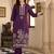 women ethnic motifs printed regular cotton kurta with trousers