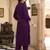 women ethnic motifs printed regular cotton kurta with trousers