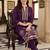 women ethnic motifs printed regular cotton kurta with trousers