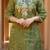 women ethnic motifs embroidered regular thread work kurta with trousers