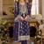 women ethnic motifs regular thread work kurta with trousers & dupatta