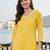 women printed regular cotton kurta with palazzos