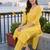 women printed regular cotton kurta with palazzos