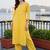 women printed regular cotton kurta with palazzos