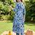 women floral printed regular cotton kurta with trousers