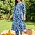 women floral printed regular cotton kurta with trousers