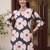 women floral printed regular kurta with trousers