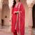 women ethnic motifs regular mirror work kurta with trousers & with dupatta