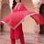women ethnic motifs regular mirror work kurta with trousers & with dupatta