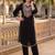 women ethnic motifs embroidered regular thread work cotton kurta with trousers