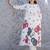 women floral printed regular cotton kurta with trousers