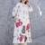 women floral printed regular cotton kurta with trousers
