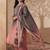 women ombre embroidered regular thread work kurta with trousers & with dupatta