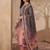 women ombre embroidered regular thread work kurta with trousers & with dupatta