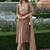 women floral embroidered empire thread work silk kurta with trousers & with dupatta