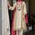 women ethnic motifs embroidered regular kurta with palazzos & with dupatta