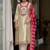 women ethnic motifs embroidered regular kurta with palazzos & with dupatta