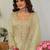 women ethnic motifs embroidered regular mirror work kurta with salwar & with dupatta