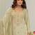 women ethnic motifs embroidered regular mirror work kurta with salwar & with dupatta