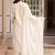 women ethnic motifs embroidered regular thread work cotton kurta with palazzos & with dupatta