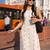 women ethnic motifs printed regular cotton kurta with trousers