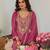 women ethnic motifs embroidered regular gotta patti kurta with patiala & with dupatta